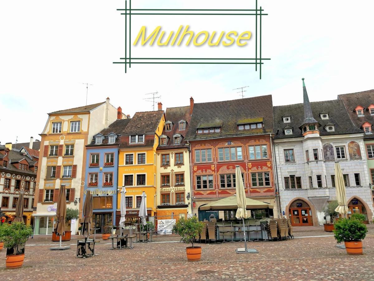 Loft Avec Verriere A 5 Min A Pieds De La Gare Mulhouse Eksteriør bilde